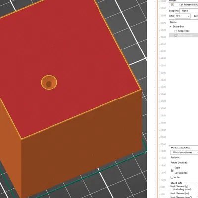 Lỗ khoan cho vít M3 (ISO) với các bộ điều chỉnh âm