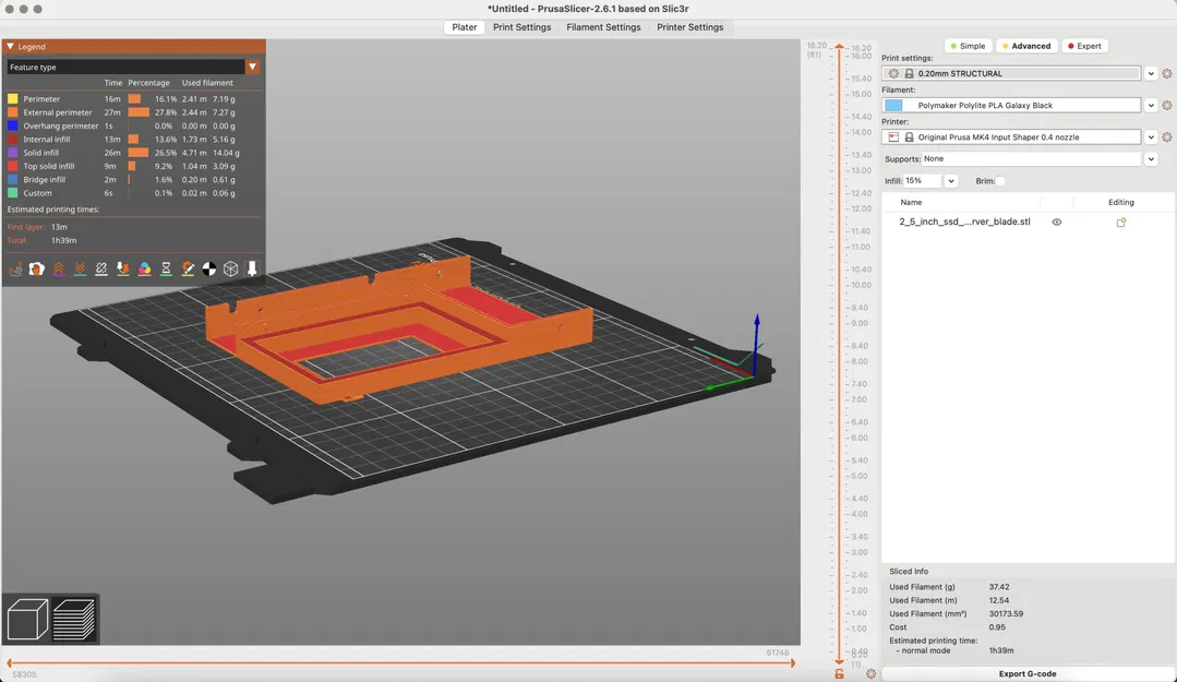 Giá đỡ chuyển đổi SSD 2.5 inch cho khay ổ 3.5 inch - Image 8
