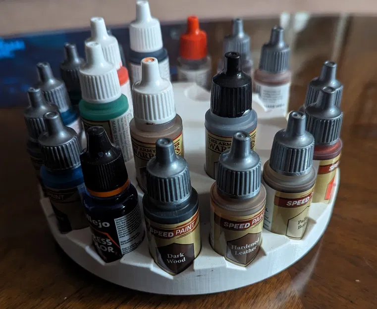 Giá đỡ sơn xoay cho mô hình Army Painter và Vallejo - Image 1