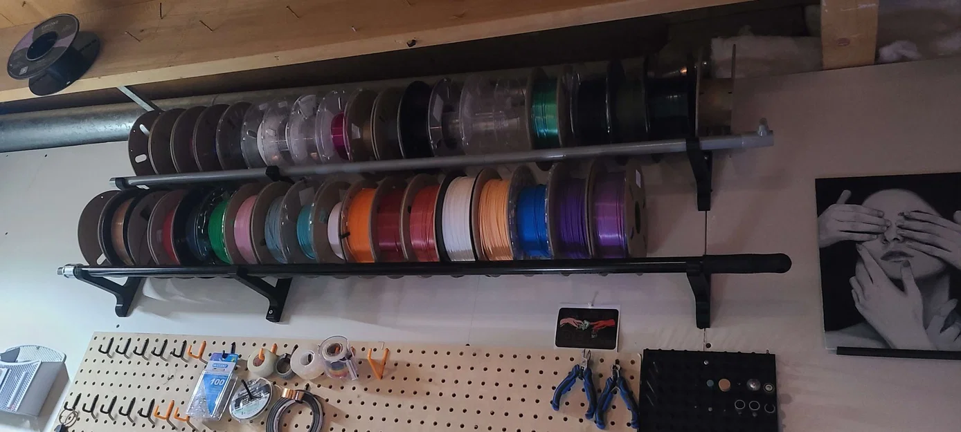 Giá treo filament gắn tường cho máy in 3D - Image 1