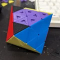 Đồ chơi xếp hình Octahedron xoay mặt với cơ chế Skewb - Thumbnail 3