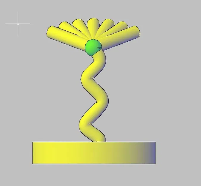 Giá đỡ bút hình rắn bảy đầu nghệ thuật - Image 2