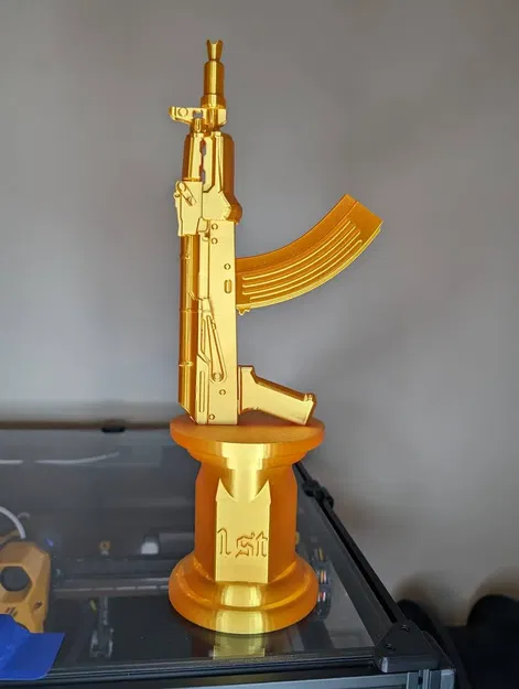 Mô hình AKS-74U với đế cúp cho trò chơi bắn súng - Image 1