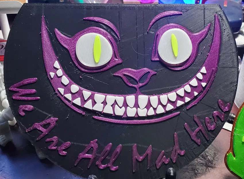 Mô hình mèo Cheshire hiện đại từ Alice ở xứ sở thần tiên - Image 1