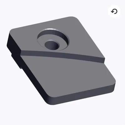 Kẹp giường Anycubic Kossel Plus ngắn hơn kẹp gốc