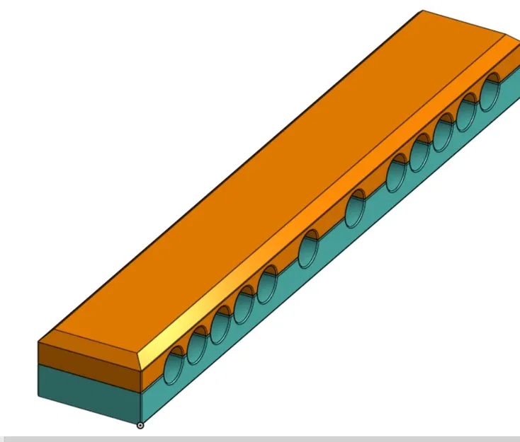 Giá đỡ cáp với lỗ kích thước đồng nhất - Image 1
