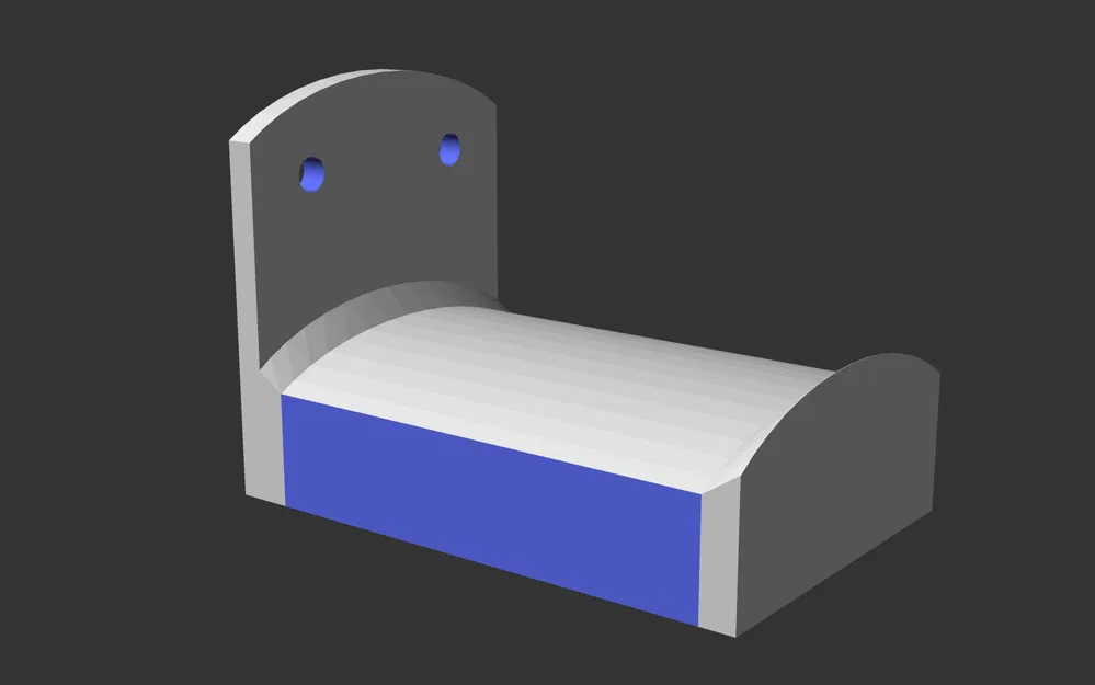 Giá treo tai nghe gắn tường trong OpenSCAD - Image 3