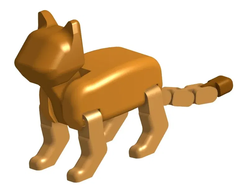 Mèo linh hoạt in liền không cần hỗ trợ - Image 3