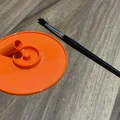 Bảng màu sơn kết hợp giá đỡ cọ vẽ tiện lợi - Thumbnail 2