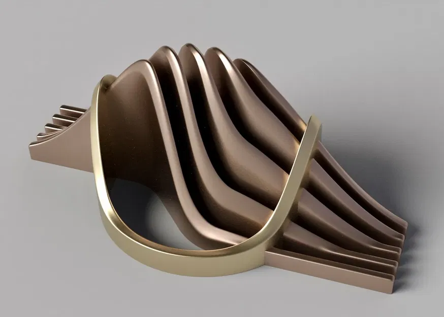 Thiết kế logo trừu tượng hình núi sóng - Image 1