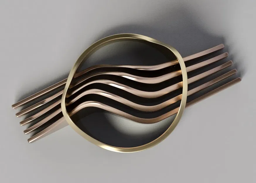 Thiết kế logo trừu tượng hình núi sóng - Image 2