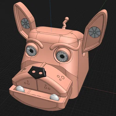 Đồ đựng kẹo hình đầu chó robot tương lai