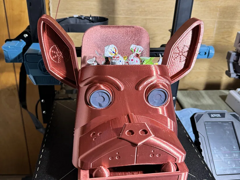 Đồ đựng kẹo hình đầu chó robot tương lai - Image 5