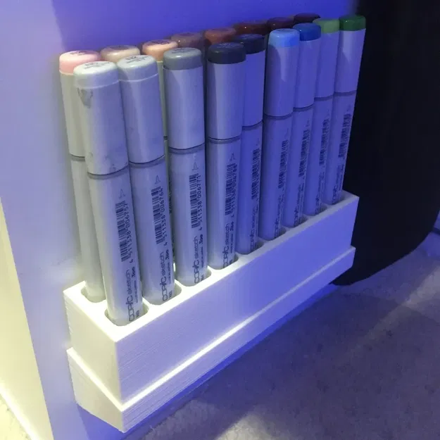 Khay và kệ tháo rời cho 18 bút Copic - Image 2