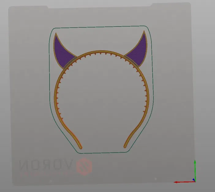 Băng đô tóc với sừng cho trang phục Halloween - Image 2