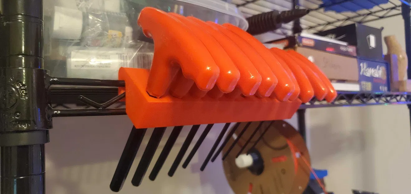 Giá đỡ dụng cụ T-Handle cho bộ Allen Key 10pc tại Harbor Freight - Image 2