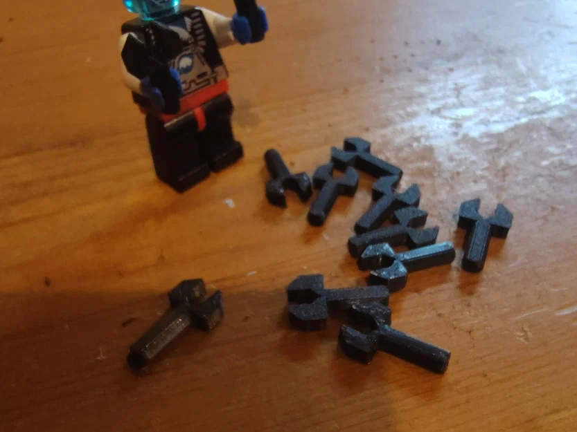 Cái kẹp/ móc Lego Bar 1L tương thích với các khối Lego - Image 3