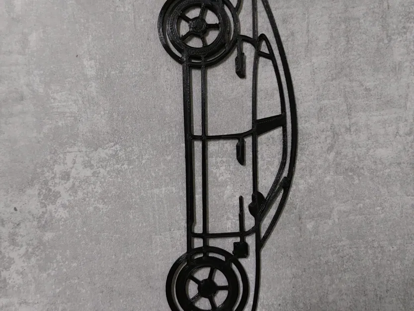 Nghệ thuật tường hình bóng Porsche Taycan - Image 1