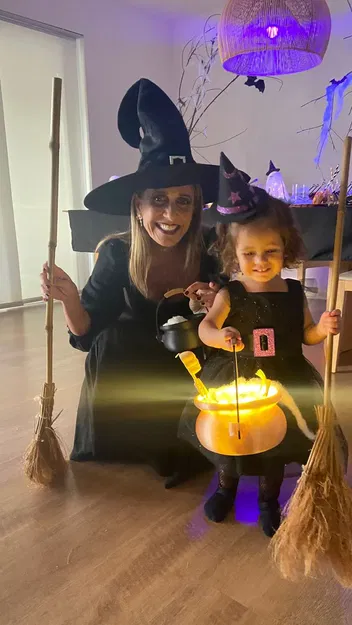 Nồi phép thuật Halloween phát sáng dễ lắp ráp - Image 2