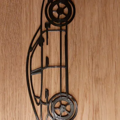 Nghệ thuật tường hình bóng Porsche Taycan