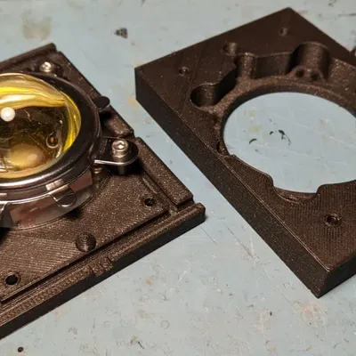 Vỏ đèn LED lớn 100W với ống kính và phản xạ tách biệt