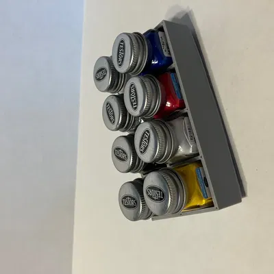 Giá đỡ sơn Testor cho tổ chức và lưu trữ