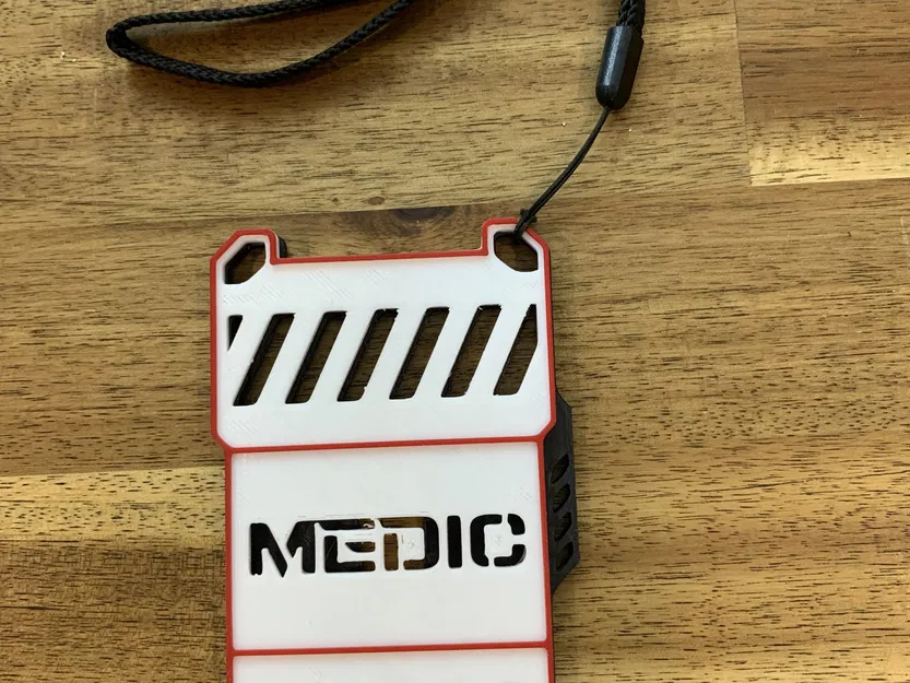 Giá đỡ thẻ truy cập phong cách Cyberpunk (10 biến thể) - Image 2