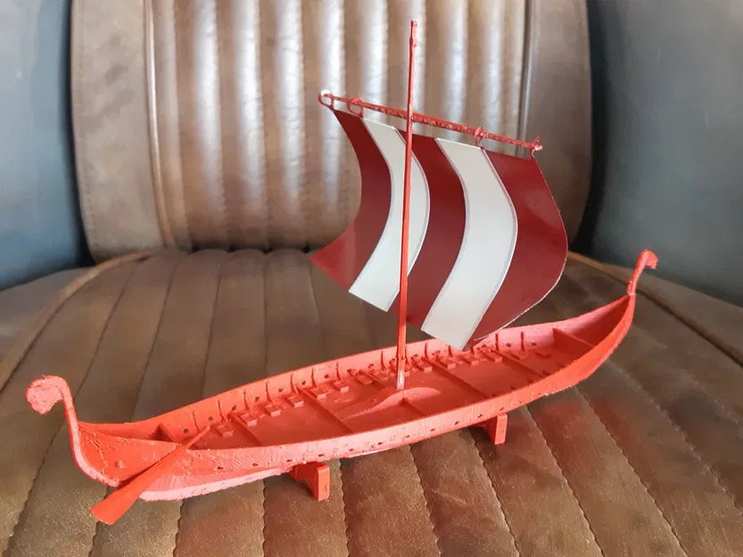 Tàu Longship Valheim cho mô hình in 3D - Image 1