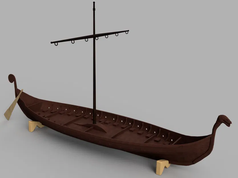 Tàu Longship Valheim cho mô hình in 3D - Image 3