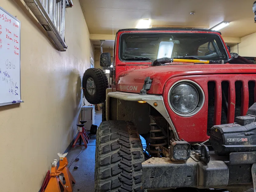 Di chuyển đèn báo cho fender Jeep TJ Genright - Image 2