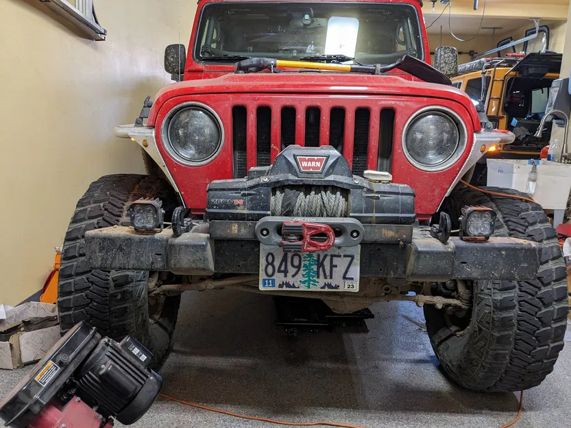 Di chuyển đèn báo cho fender Jeep TJ Genright - Image 3