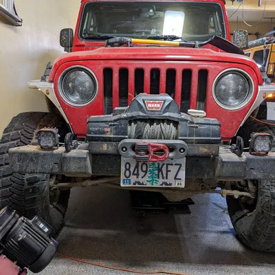 Di chuyển đèn báo cho fender Jeep TJ Genright