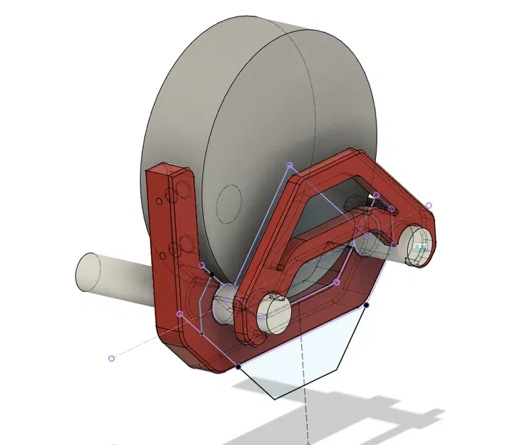 Giá đỡ giá đựng cuộn filament gắn tường - Image 2