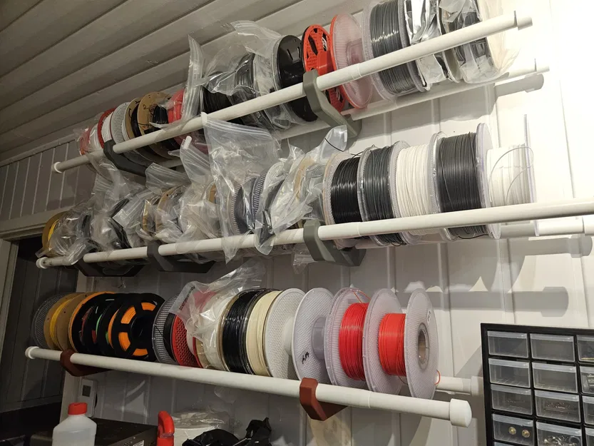 Giá đỡ giá đựng cuộn filament gắn tường - Image 5