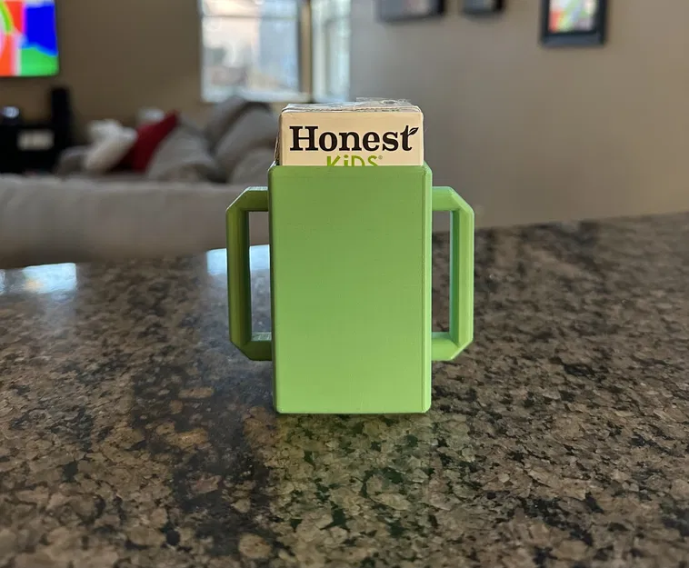 Giá đỡ hộp nước trái cây cho trẻ em có tay cầm - Image 2