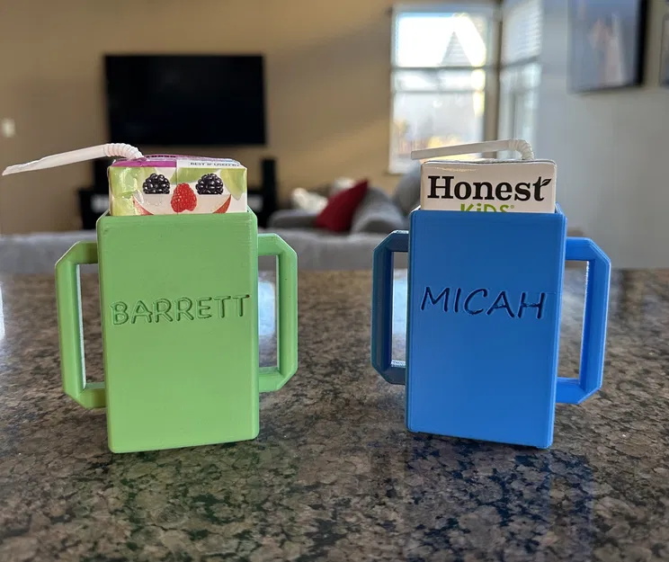 Giá đỡ hộp nước trái cây cho trẻ em có tay cầm - Image 3