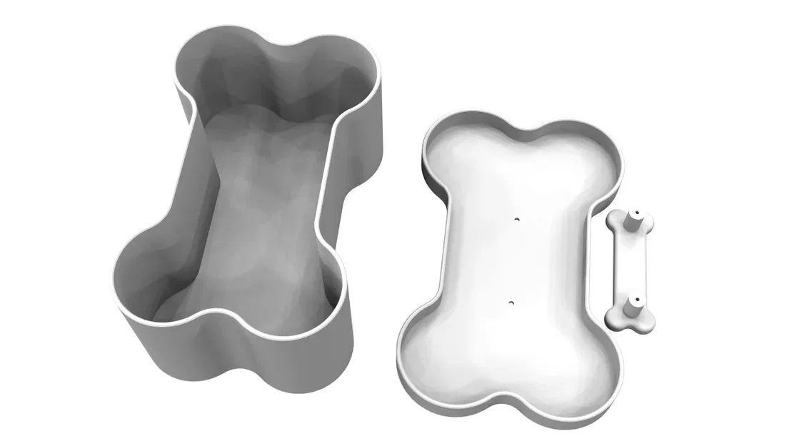 Giỏ bánh thưởng cho chó in 3D từ PLA Silk - Image 2