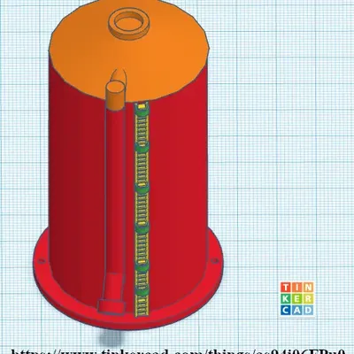 Silo chứa ngũ cốc cho mô hình đường sắt quy mô N
