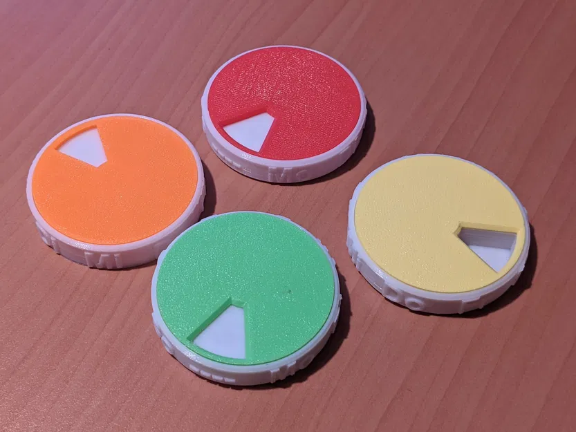 Máy phân phát thuốc 7 ngày với nắp từ tính xoay - Image 1