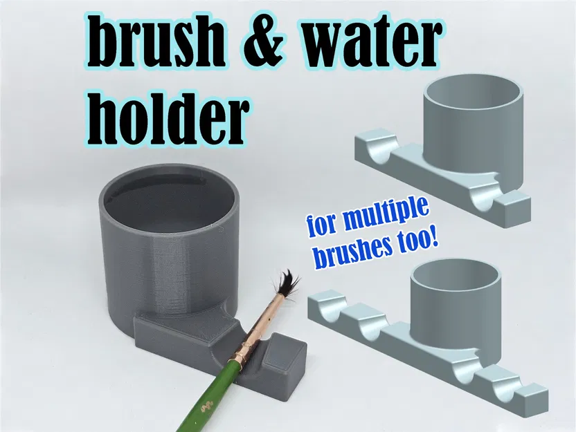 Giá đỡ cọ vẽ và nước đa năng cho nghệ thuật vẽ tranh - Image 1