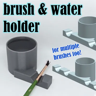 Giá đỡ cọ vẽ và nước đa năng cho nghệ thuật vẽ tranh