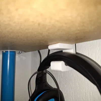 Giá treo tai nghe Ikea Lagkapten hướng vào trong