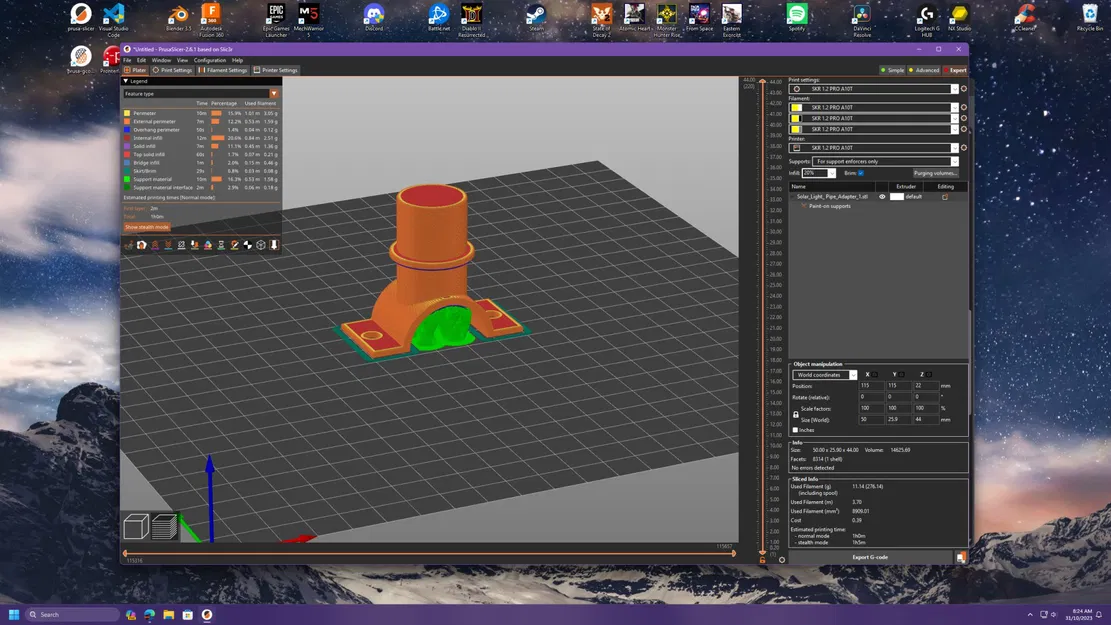 Bộ chuyển đổi ống ánh sáng mặt trời cho dây phơi quần áo - Image 2
