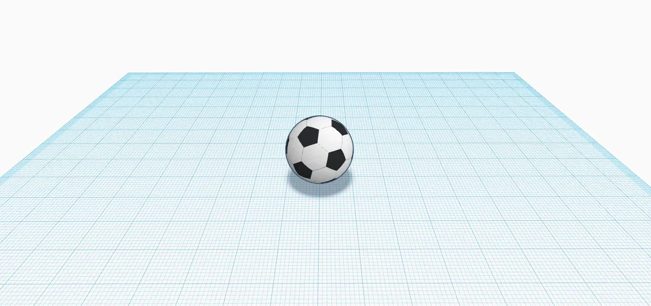 Quả bóng đá Tinkercad cho máy in 3D - Image 1