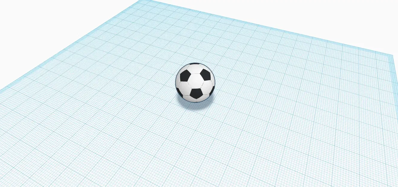 Quả bóng đá Tinkercad cho máy in 3D - Image 2