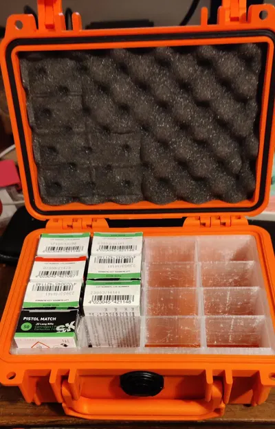 Chia ngăn Peli 1120 cho SK .22 với khả năng chứa 16 hộp đạn - Image 1