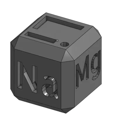 Khối lập phương hóa học thiết kế cho lớp học hóa học