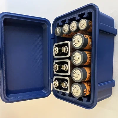 Bộ chuyển đổi pin 9V-AA sang AAA cho hộp pin