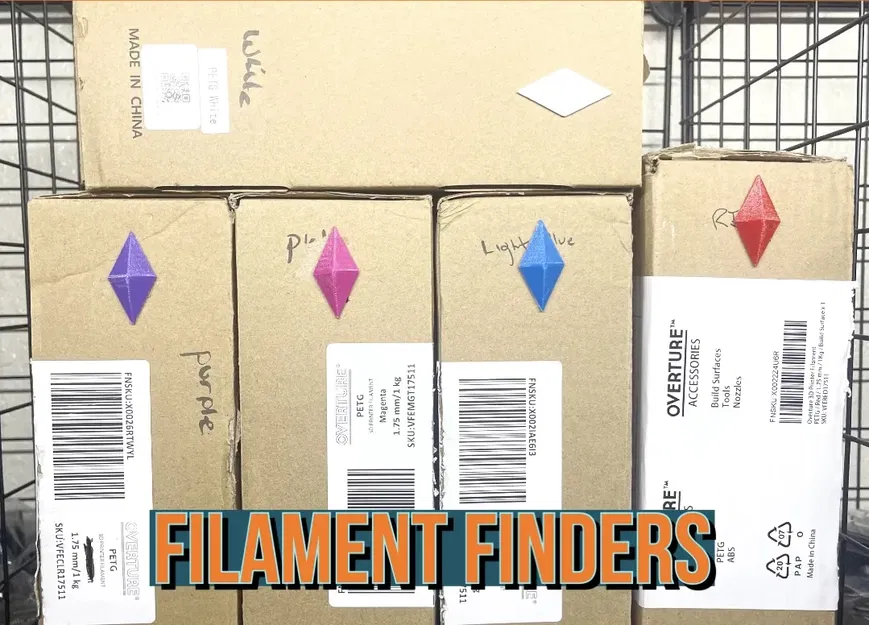 Mẫu màu filament hình thoi in 3D nhanh 10 phút - Image 3