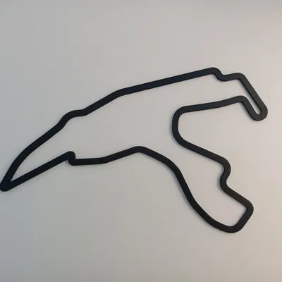 Mô hình đường đua Circuit de Spa-Francorchamps chi tiết cao